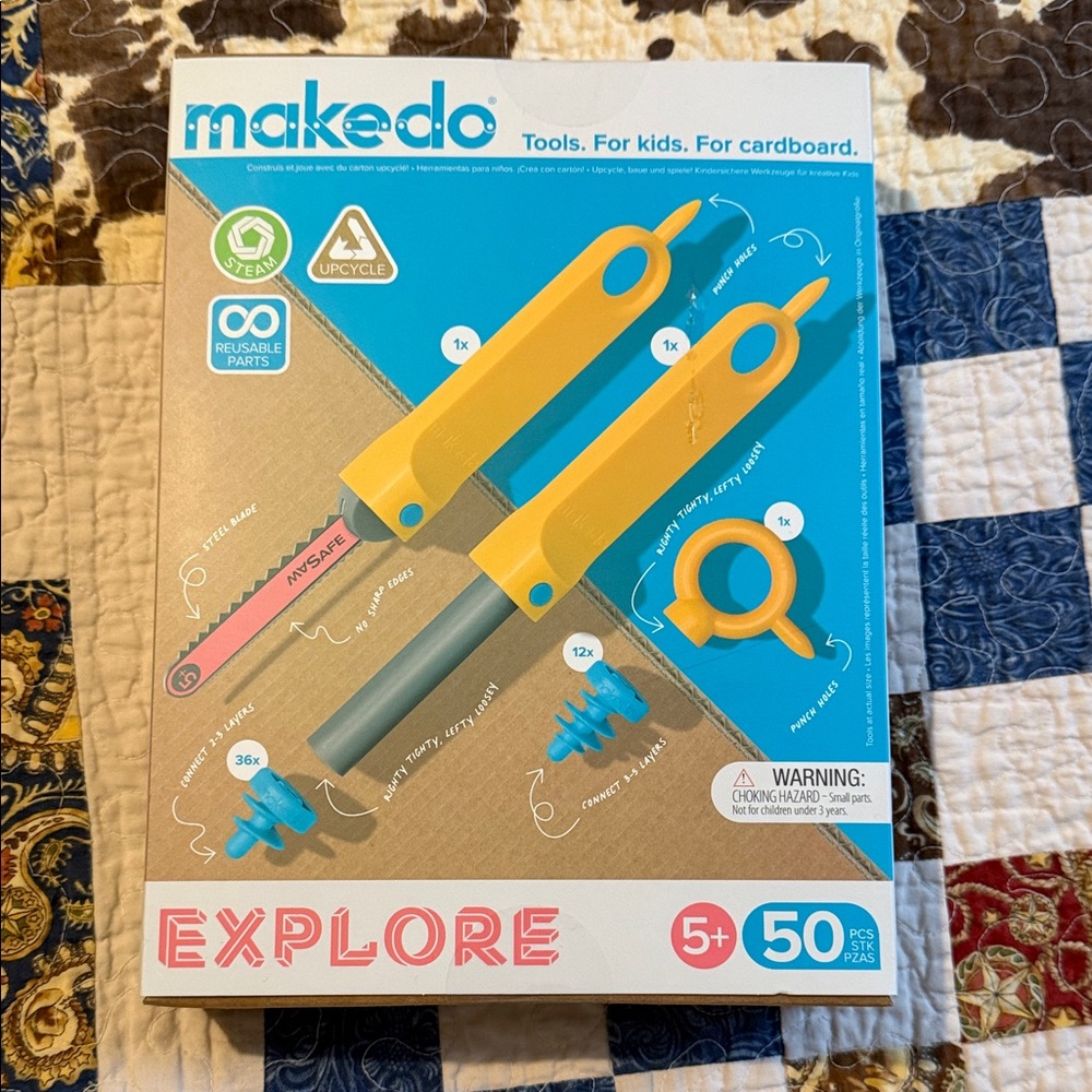 Makedo Cardboard Construction Kit - Explore NWT